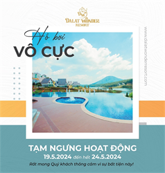 TẠM NGƯNG DỊCH VỤ HỒ BƠI VÔ CỰC